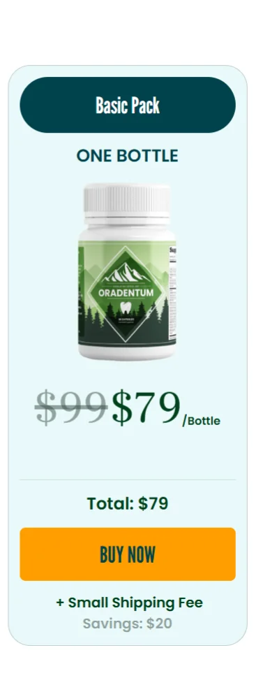 Oradentum™ 1 bottle pricing